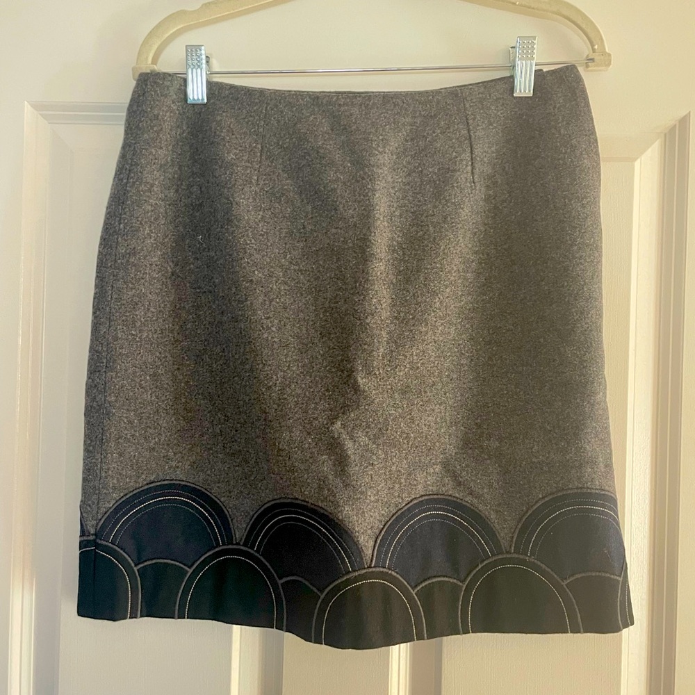 Boden fun grey skirt Sz 6 uk 10